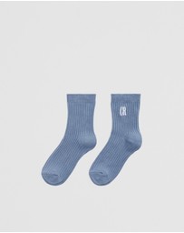 Country Road - Rib Quarter Crew Sock
