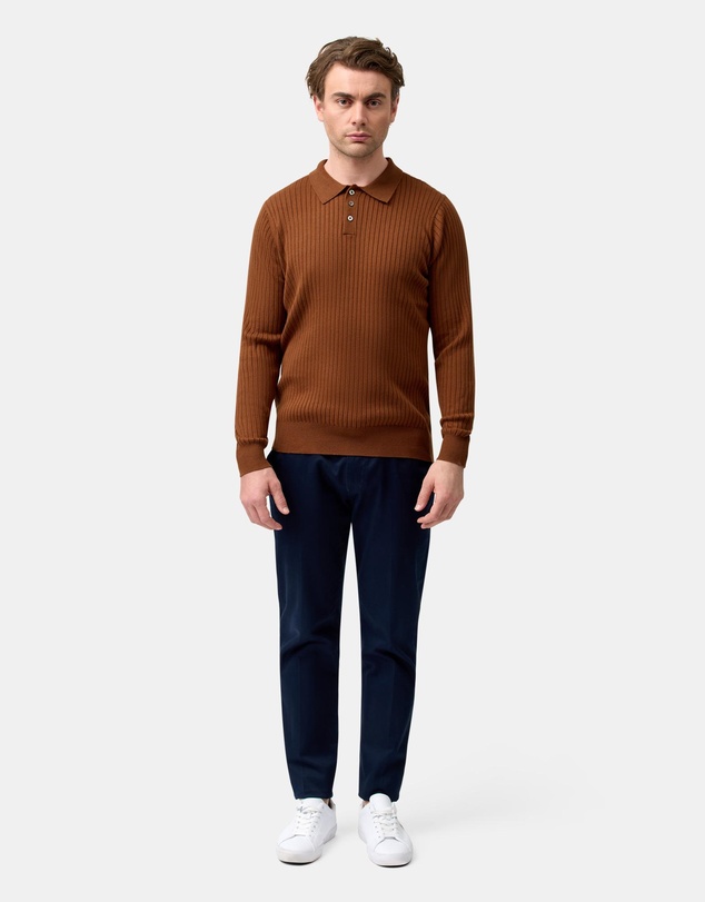 Brooksfield - Polo Pulllover