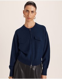 SABA - Amaya Boiled Wool Bomber