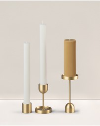 Black Blaze - Column Pillar Candle Combo