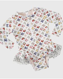 Aqua Blu Kids - Petit Four Long Sleeve One Piece - Babies