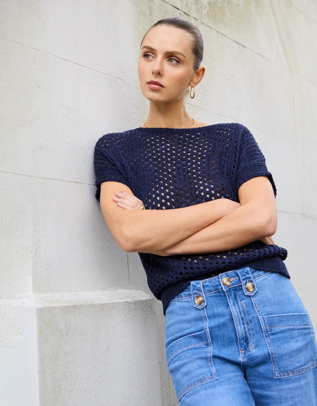 DRICOPER DENIM - Carrie Rodeo Blue Wide Straight Leg Jeans