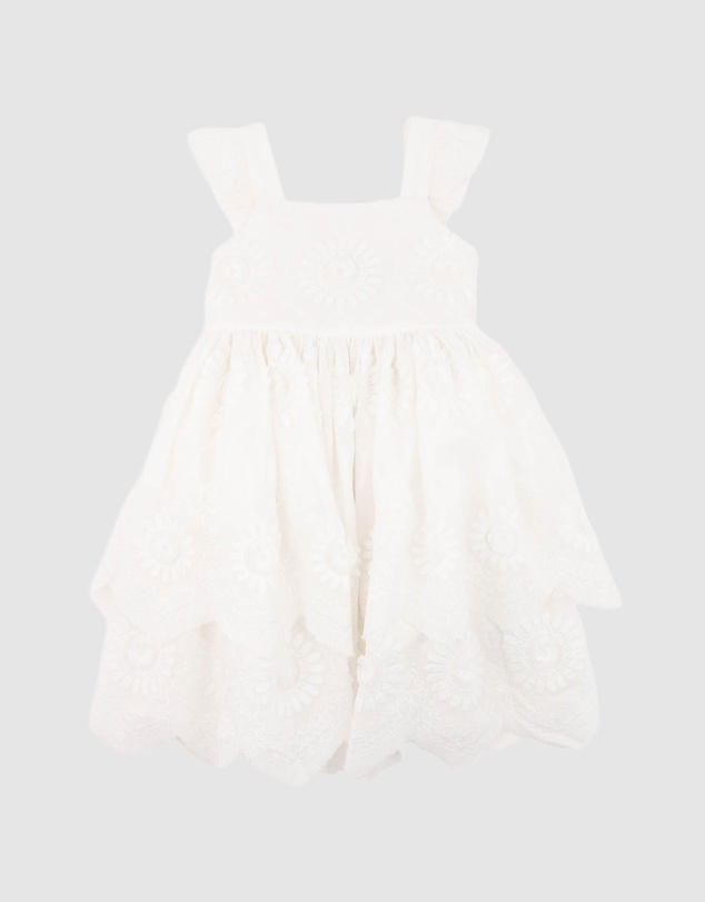 Bebe by Minihaha - Tiered Broidery Dress - Kids