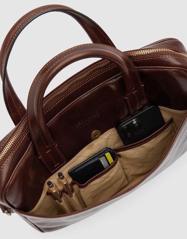 Republic of Florence - London Brown Briefcase