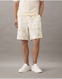 Calvin Klein - Printed Linen Shorts
