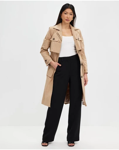 Honey and Beau - Piece Of Mind Trench Coat