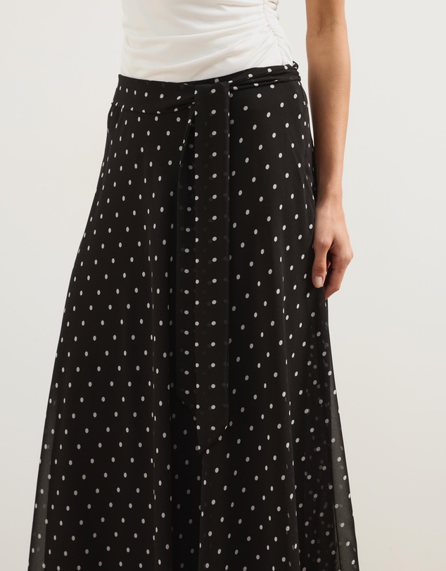 Atmos&Here - Rumi Polka Dot Maxi Skirt