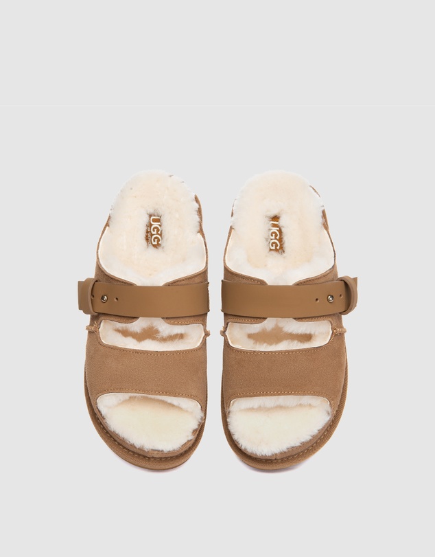 EVERAU - Australian Shepherd Ugg Clava Cow Suede Upper Loafer Oxfords Flats