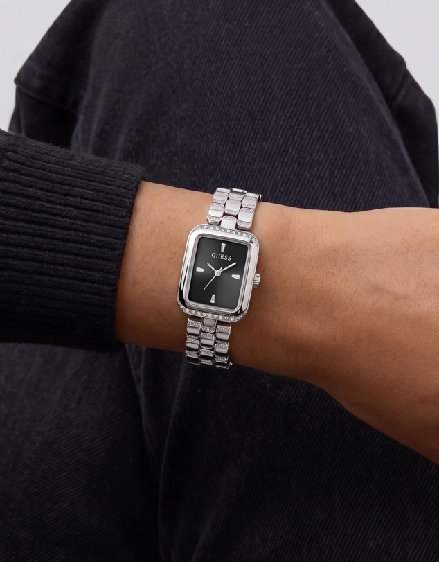 GUESS - GUESS Ladies Silver-Tone Analogue Watch