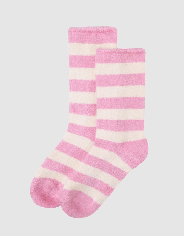 Bamboozld - 3 Pack Fluffy Bamboo Lounge Bed Crew Socks