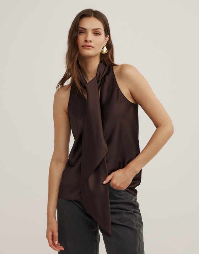 Witchery - V-neck Scarf Top