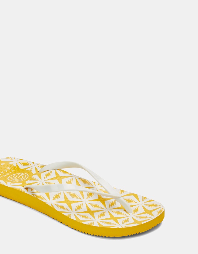 Vionic - Noosa Print Toe Post Sandal - Yellow