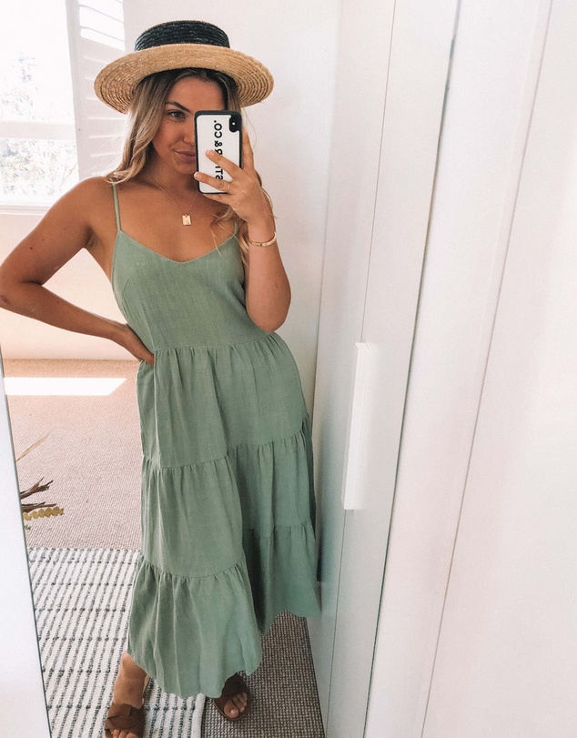 Esther & Co - Sonya Dress - Khaki