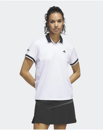 adidas Performance - CLIMACOOL FLAT KNIT COLLAR POLO SHIRT SHORT SLEEVE Womens