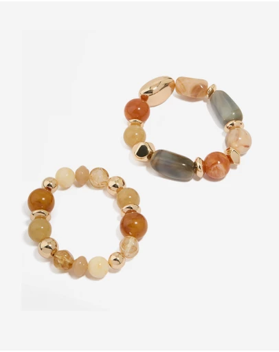 Lovisa - Mixed Beaded Stretch Bracelets 2-Pack