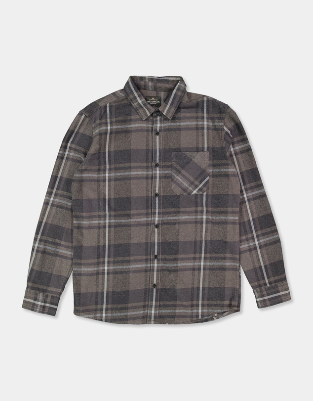 Quiksilver - Mens Scribe Plaid Long Sleeve Shirt
