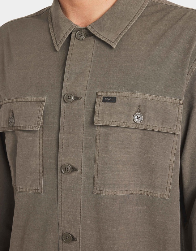 RVCA - Mens Coas Over Long Sleeve Shirt