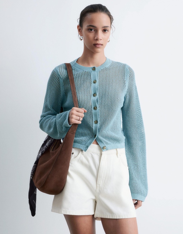 & Other Stories - Open-Knit Cotton Cardigan