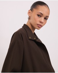 Calli - Karise Relaxed Funnel Neck Bomber