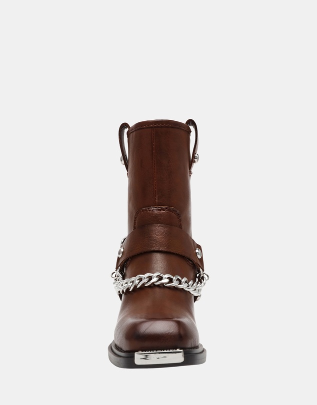 Steve Madden - Void Brown Leather Boots