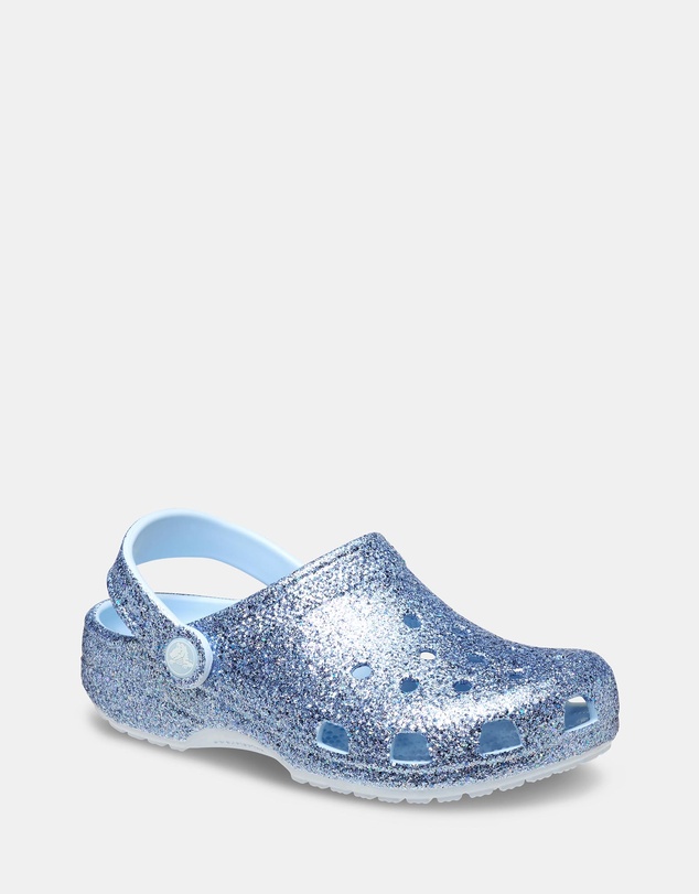 Crocs - Classic Chunky Glitter Clogs - Kids-Teens