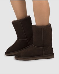 AusWooli Ugg Boots - Cronulla Mid Calf Sheepskin Boot