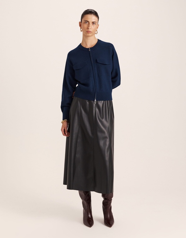 SABA - Amaya Boiled Wool Bomber