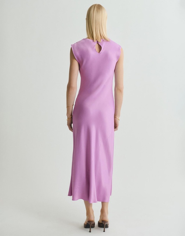 M.N.G - Noelis Satin Midi Dress