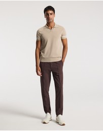 Calibre - Technical Knit Pintucked Pants Mocha