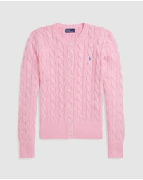 Polo Ralph Lauren - Cable-Knit Cotton Crewneck Cardigan