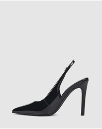 Siren - Cilla Stiletto Slingback Heels