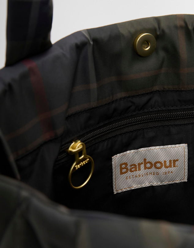 Barbour - Tartan Arlene Quilted Tote Bag