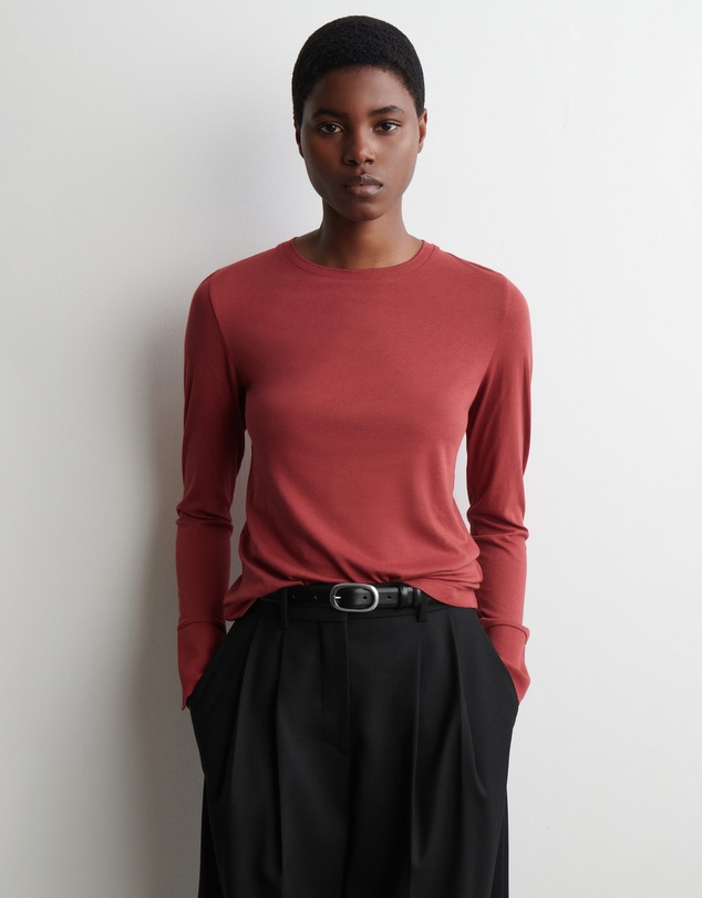 COS - Cotton-Jersey Long-Sleeved Top