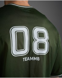 TEAMM8 - S.S.C. Fraternity Drop Sleeve Crop Tee