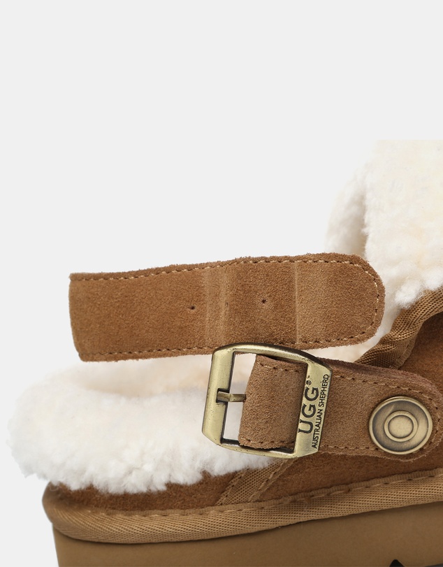 EVERAU - Australian Shepherd Ugg Tenley Cow Suede Upper House Shoes