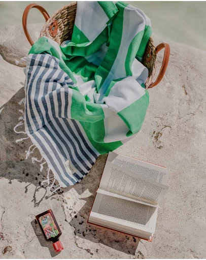 Miss April - Flamenco Turkish Beach Towel