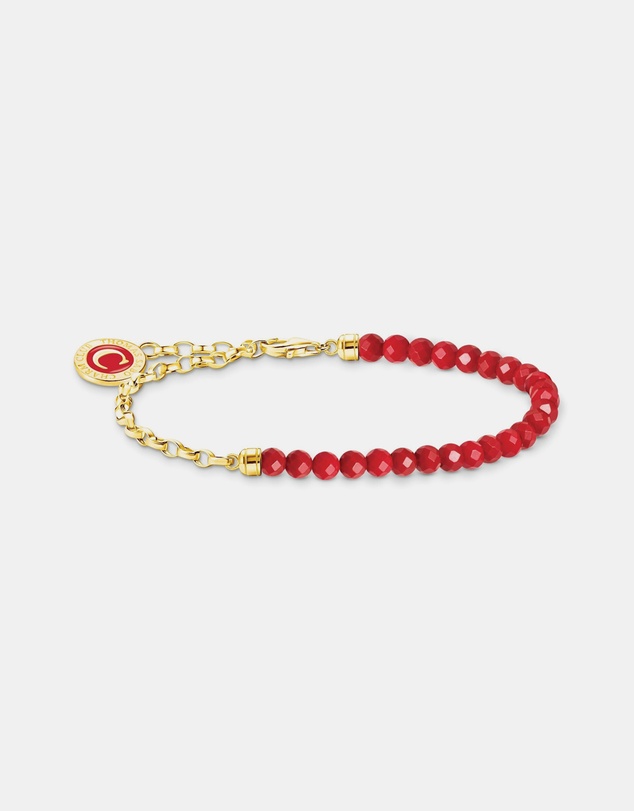 THOMAS SABO - Member Charm Bracelet with Red Beads