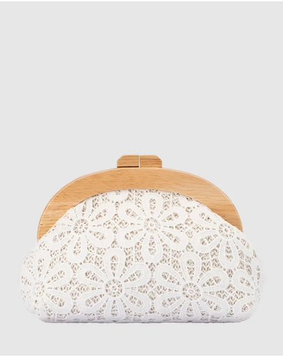 Olga Berg - Bonnie Lace Clutch