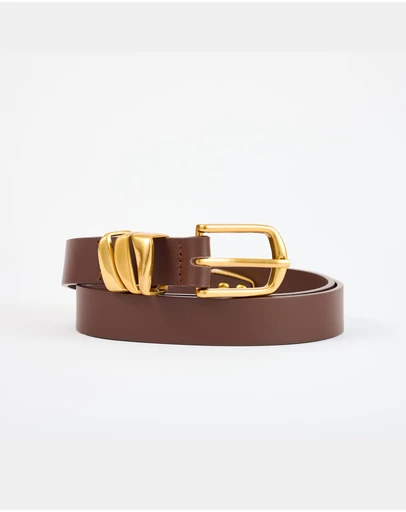 Sol Sana - Crescent Belt Cocoa/Gold