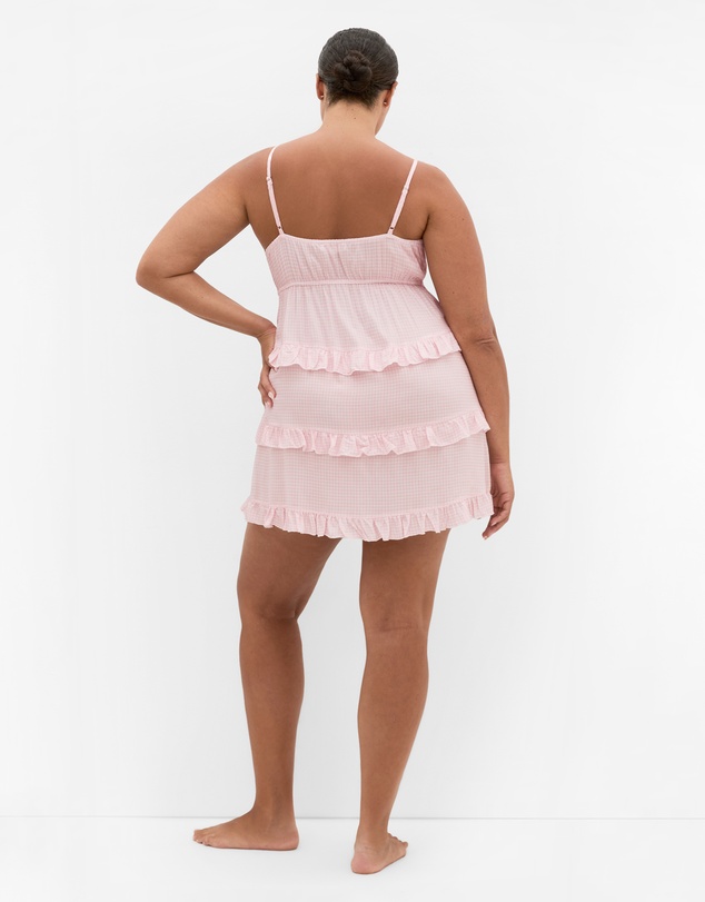 City Chic - Gigi Gingham Sleepwear Chemise