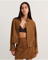 Jag - Ophelia Suede Bomber