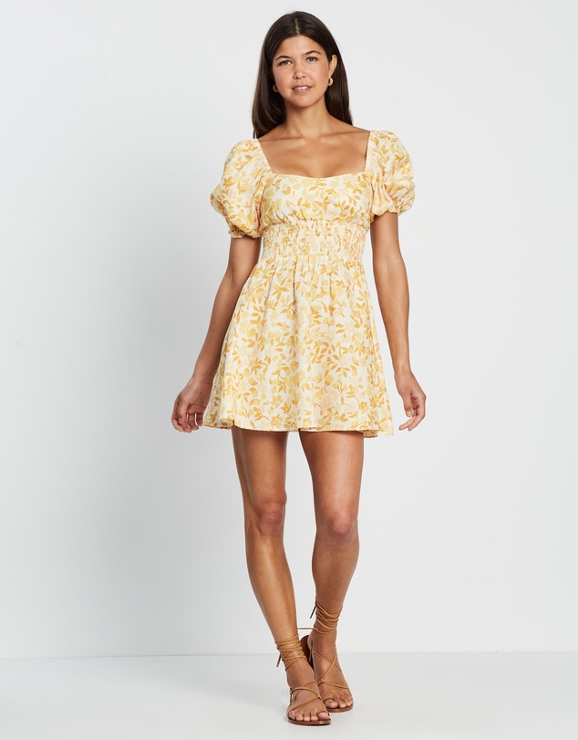 Peony - Smocked Mini Dress