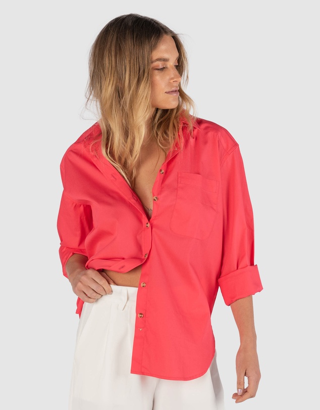 CAMIXA - Poppy Oversize Cotton Shirt