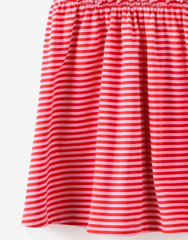 Cotton On Kids - Boat Neck Frill Short Sleeve Dress