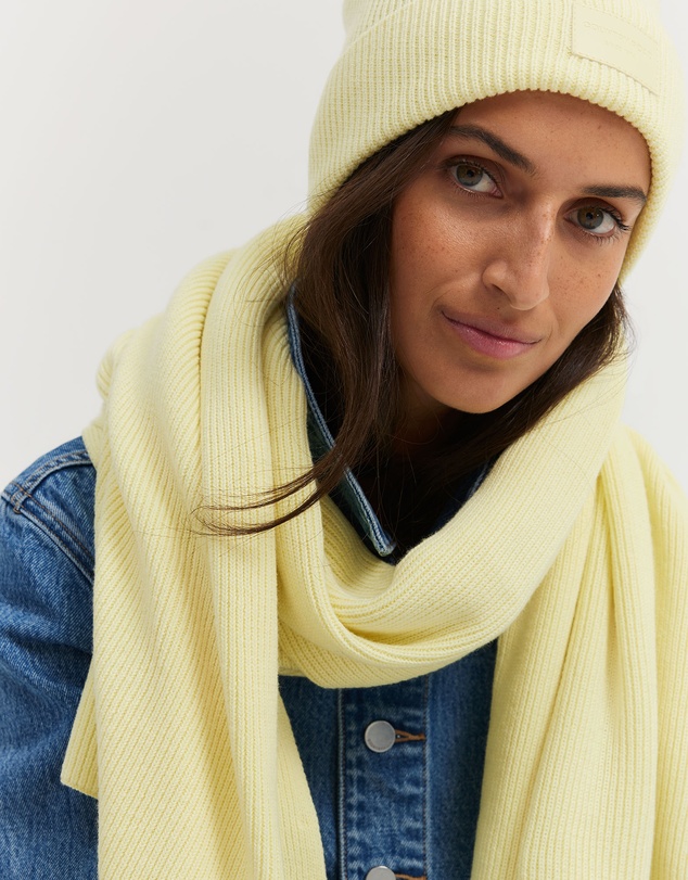 Country Road - Branded Rib Knit Scarf