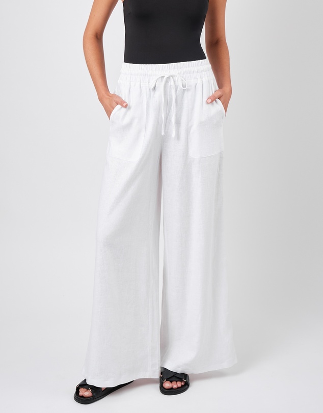 UNE PIECE - Linen Palazzo Pants