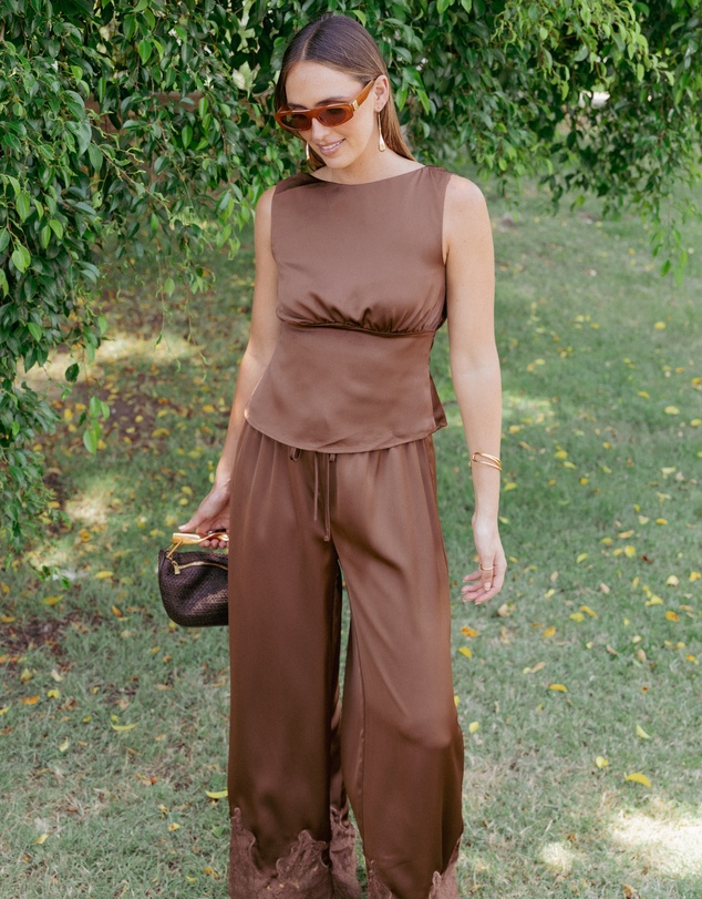 Petal & Pup - Wynn Top - Chocolate