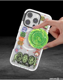 PopSockets - Rick and Morty PopGrip MagSafe Phone Grip Holder + Magnetic Adapter Ring