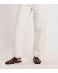 AERE - Lola Suede Stud Flats