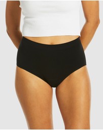 Love Luna - 3 Pack Women's Side Seamfree Period Full Brief